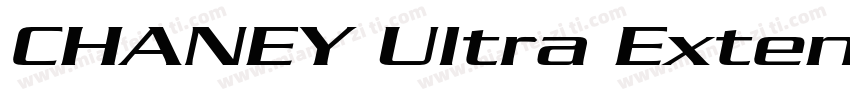 CHANEY Ultra Extended字体转换